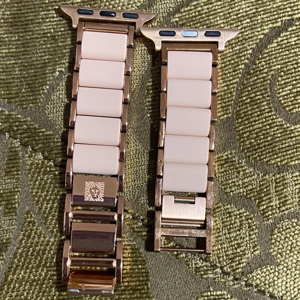 Anne Klein Rose Gold and Pink Smartwatch Band